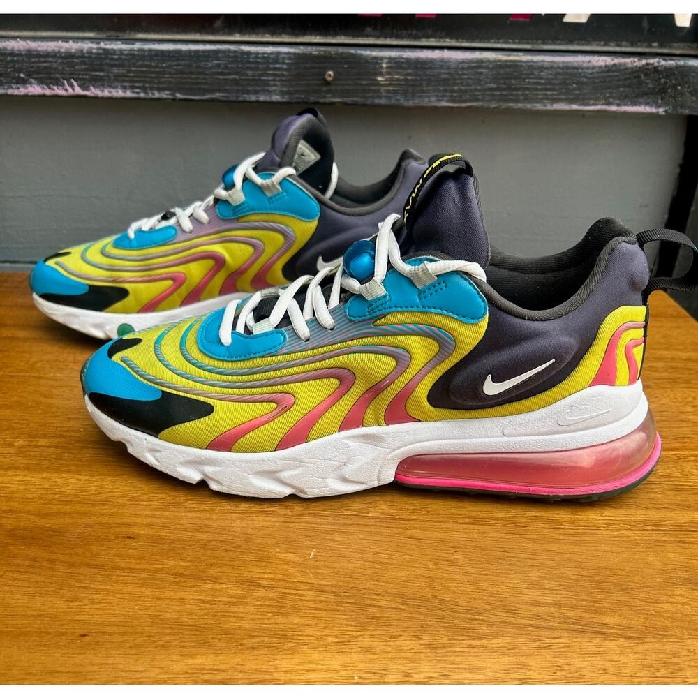 Nike Air Max 270 React ENG Sneakers Mens Size 10 Multi Color CD0113-400